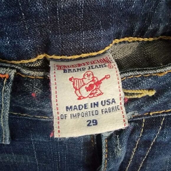 True Religion Stella Skinny Jean Womens SZ 29 Dark Wash Designer - Picture 3 of 6